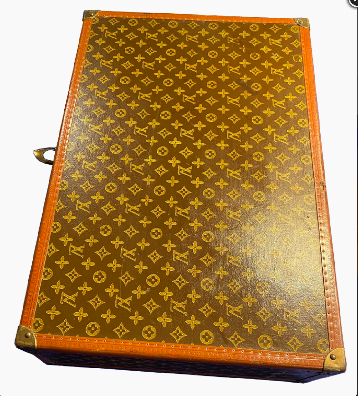 Rare Vintage LOUIS VUITTON Leather CASE Keeper for Trunk Key 